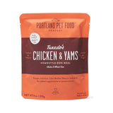 Portland Pet Food Company Cooked Refrigerated Dog Food Tuxedo's Chicken & Yams