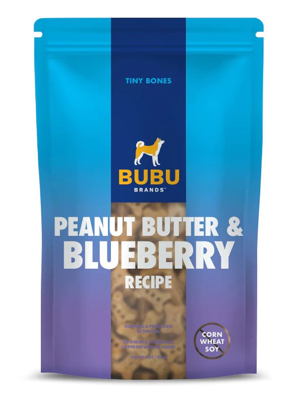 Bubu Tiny Bones Peanut Butter and Blueberry