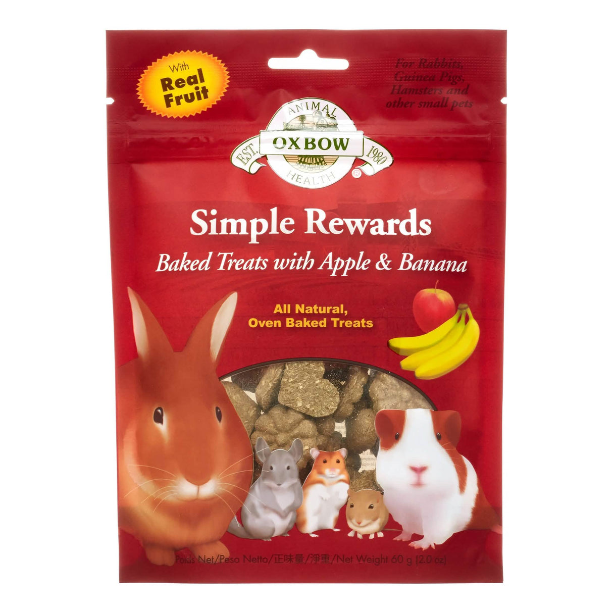 Oxbow Simple Rewards Baked Apple 3oz
