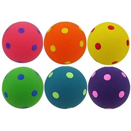 Multipet Polka Dot 4-Inch Latex Ball for Dogs