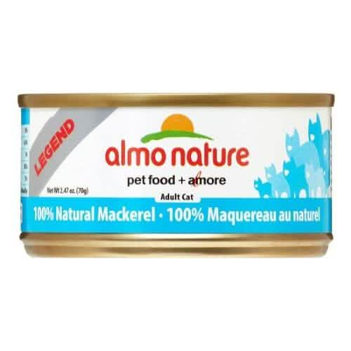 Almo Nature Cat Mackerel in Broth Wet Food, 24 Pack