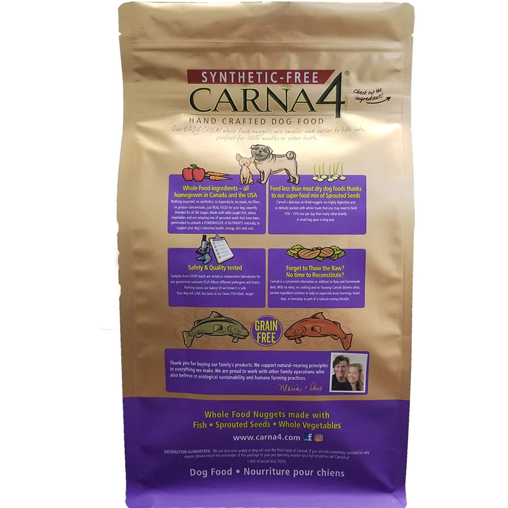 Carna4 Dry Dog Food Easy-Chew Fish Formula