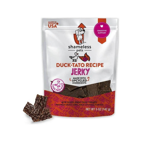 Shameless Pets Dog Duck-Sweet Potato Jerky Bites Treat, 5 Oz Size