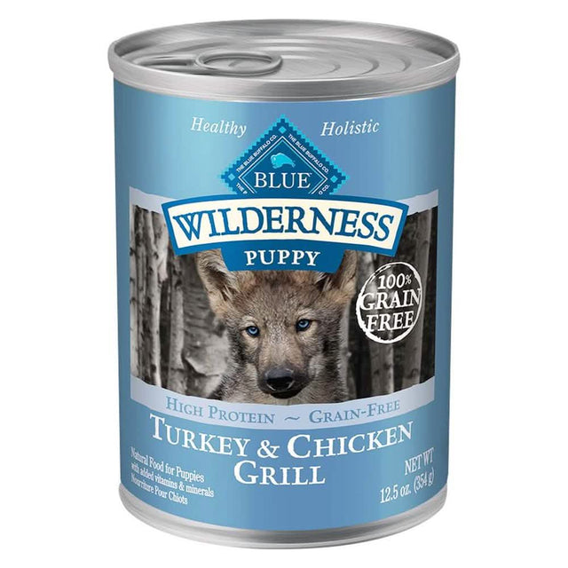 Blue D Wilderness Puppy Turkey/Chicken 12.5oz