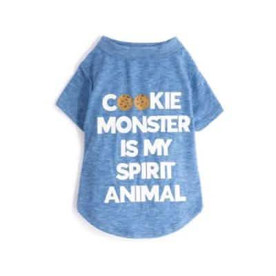 Fabdog Dog Cookie Monster T-Shirt Size 12