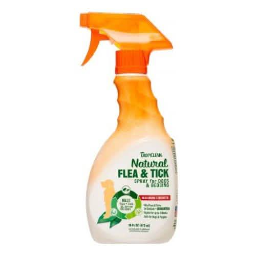 Tropiclean Flea & Tick Shampoo for Dogs & Cats, 16oz Bottle