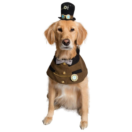 Pet Krewe Steampunk Small/Medium - Unique Dog Costume by Pet Krewe
