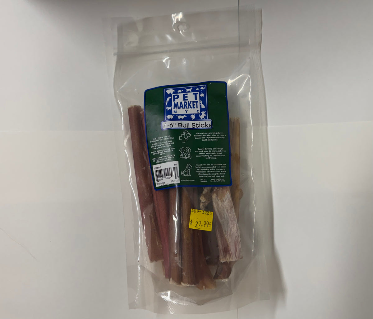 Pet Market NYC Bully Sticks 4-6'' (8oz bag)