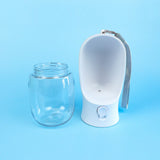 Green Waves Portable Pet Water Bottle White10 oz