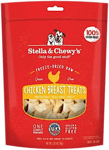 Stella & Chewy's Dog Treat Freeze-Dried Raw Chicken Breast Treats