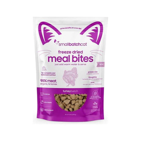 SmallBatch Freeze Dried Meal Bites Turkey Batch Cat