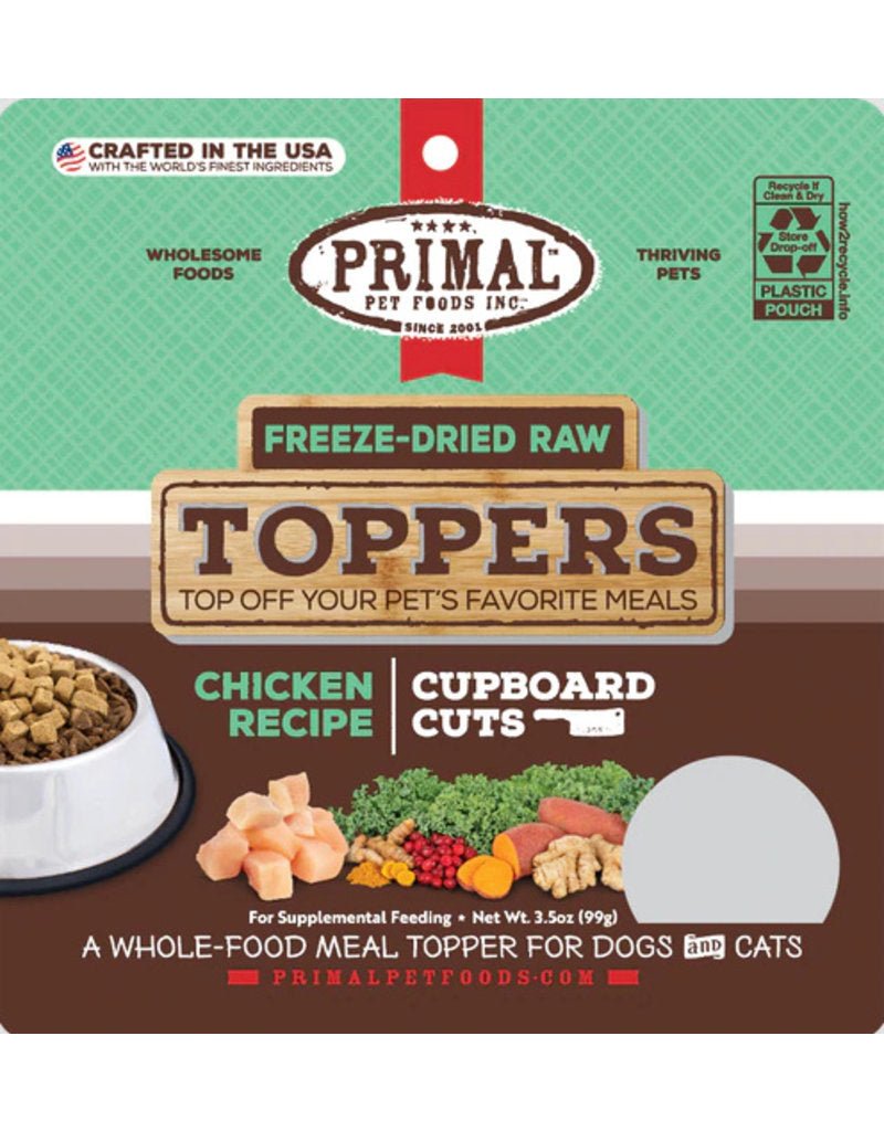 Primal Canine Freeze Dried Raw Toppers Chicken