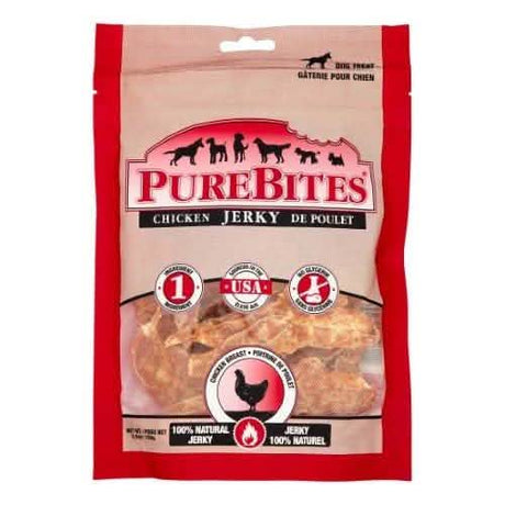 Pure Bites Dog Chicken Jerky, 5.5oz Pack - Grain Free Flavor