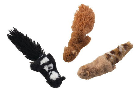 SPOT Plush Skinneez Forest Creatures with Catnip Cat Toy (3in)