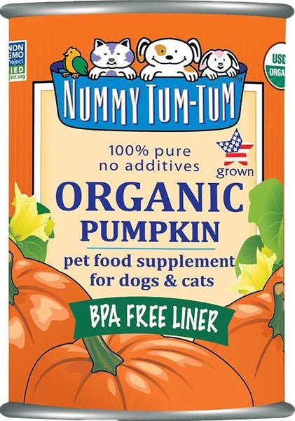 Nummy Tum-Tum Organic Pumpkin for Dogs & Cats