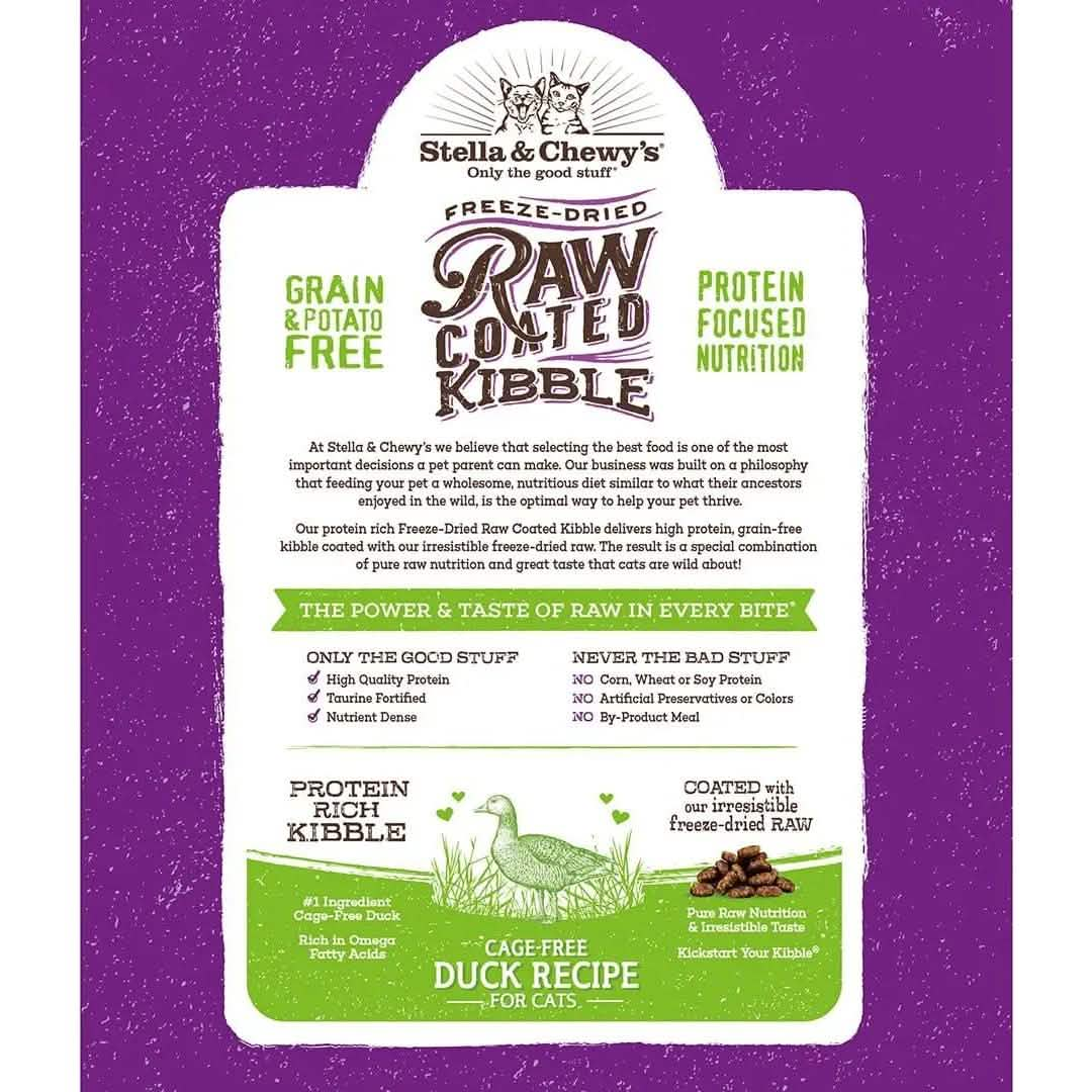 Stella and Chewy's Raw Coated Kibble Duck Recipe