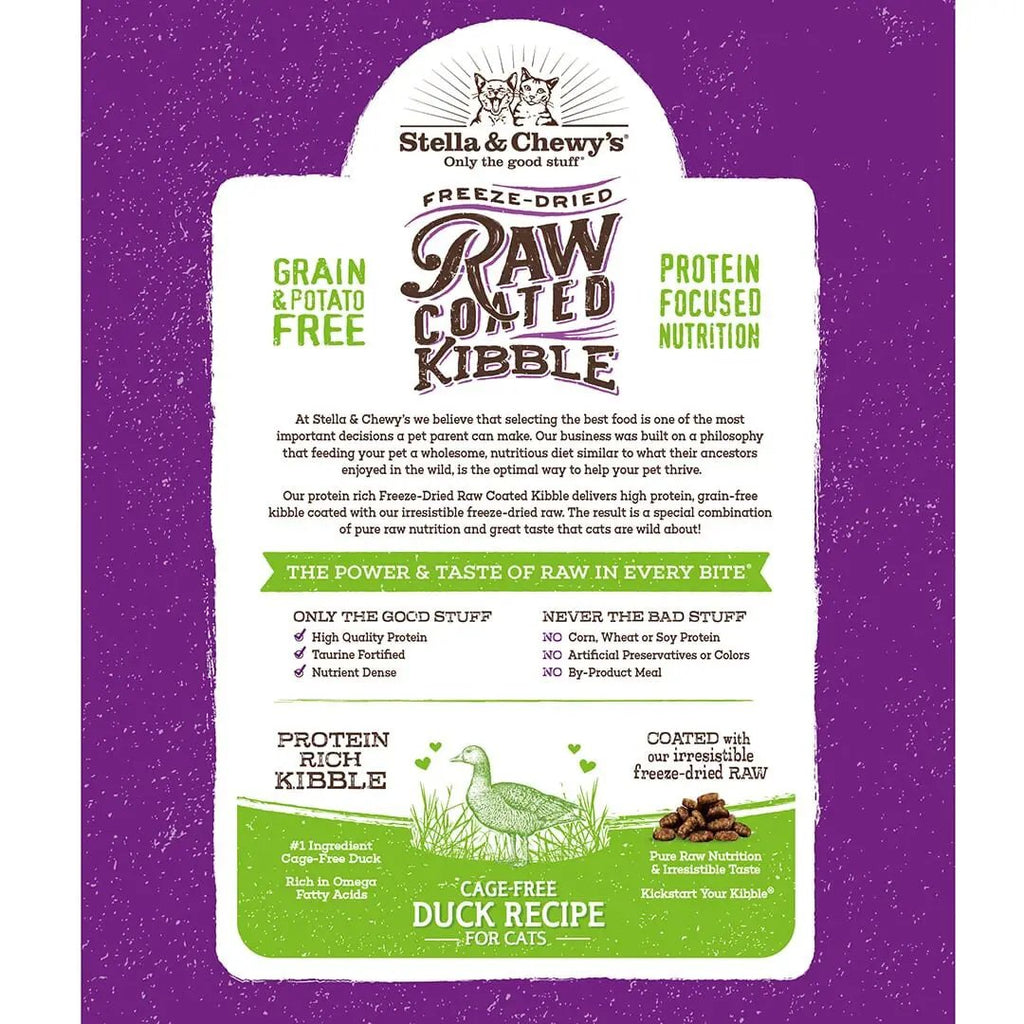 Stella and Chewy's Raw Coated Kibble Duck Recipe