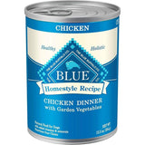 Blue Homestyle Chicken Dinner with Garden Vegetables for Dogs