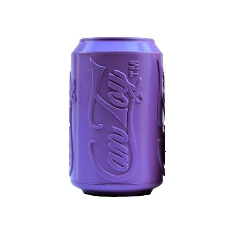 Soda Pup Dog Toy - Medium/Large Size, Purple Color - Durable Can Toy