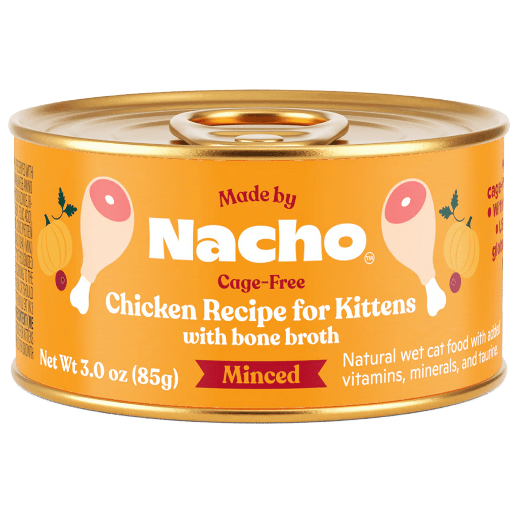 Made by Nacho Wet Cat Food Minced Chicken Recipe for Kittens