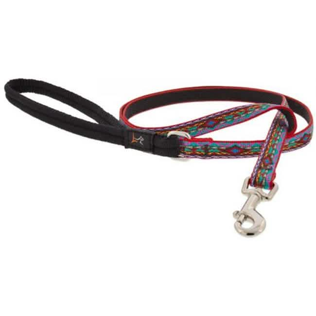 Lupine El Paso 6 Foot Dog Leash with Padded Handle, 1inX6Ft Size