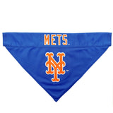 Large/X-Large Multi-Color New York Mets Collar Bandana for Dogs