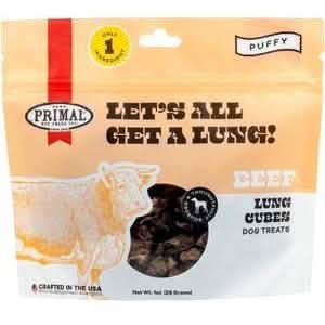 Primal Pet Foods Dog Let's All Get A Lung Beef Flavor Crunchy 1oz