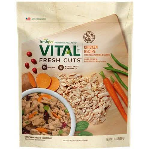 FreshPet Vital Cooked Refrigerated Dog Food Fresh Cuts Chicken Recipe