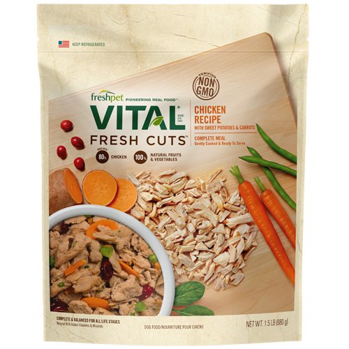 FreshPet Vital Cooked Refrigerated Dog Food Fresh Cuts Chicken Recipe