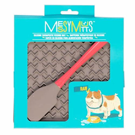 Messy Mutts Silicone Dog Lick Mat/Spatula