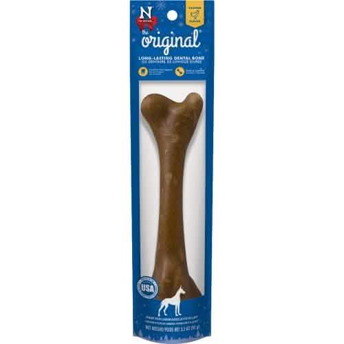 N-Bone Holiday Version Chicken Flavor Dental Bone for Dogs, Size 3.2oz