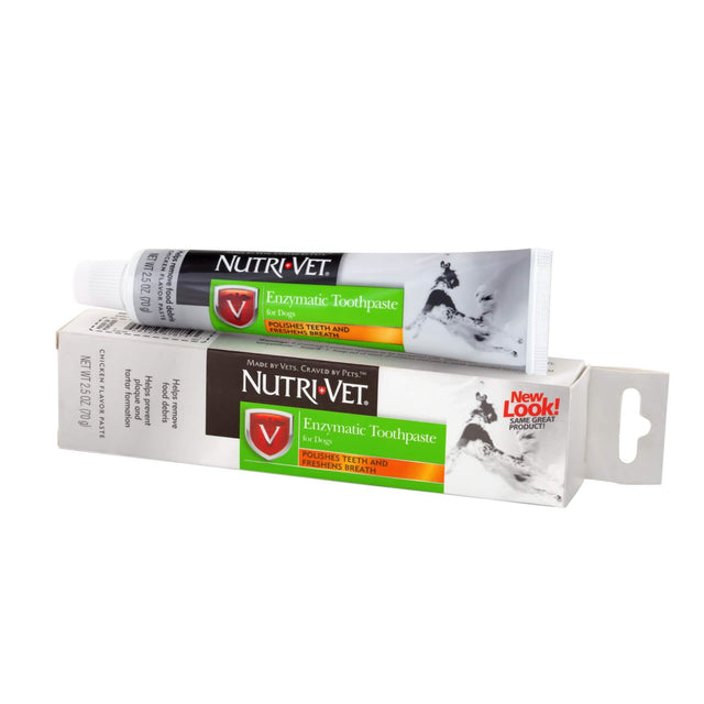 Nutri-Vet Enzymatic Toothpaste for Dogs, 2.5oz Size