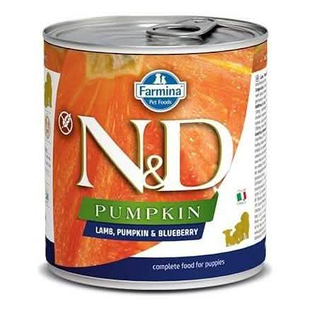 Farmina Dog N&D Lamb, Pumpkin, and Blueberry Flavor, 285g Size