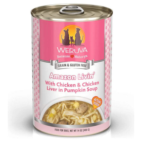 Weruva Dog Classic Amazon Liver Chicken/Chicken Liver in Pumpkin Soup