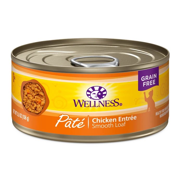 Wellness Wet Cat Food Complete Health Paté Chicken Entrée