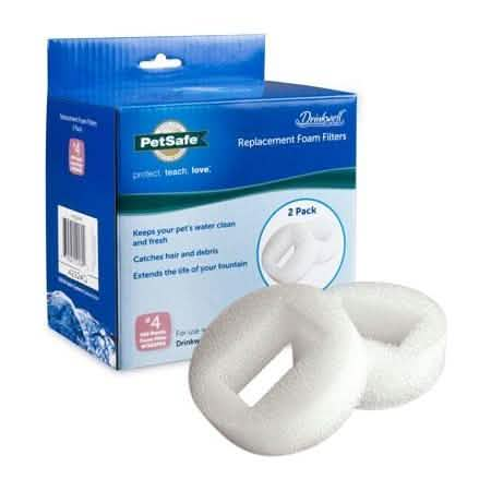 PetSafe Drinkwell Foam Filter for Cats and Dogs, 360 2-Pack