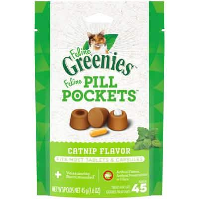 Greenies C Pill Pockets Catnip 45ct