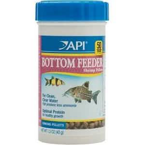 API Fishcare Bottom Feeder Shrimp Pellet Fish Food, 1.3oz Size