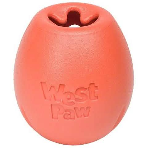 West Paw Rumbl Orange S Dog Toy