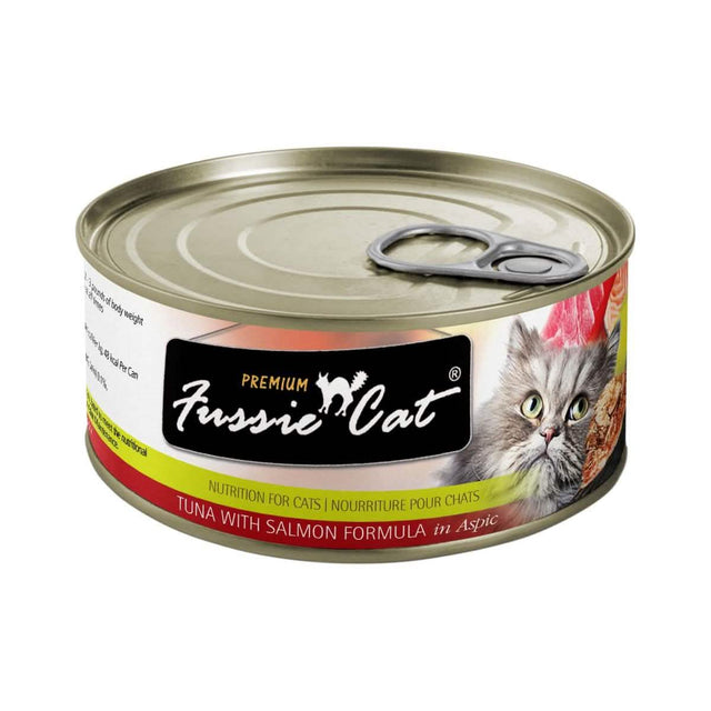 Fussie Cat Tuna With Salmon Formula In Aspic