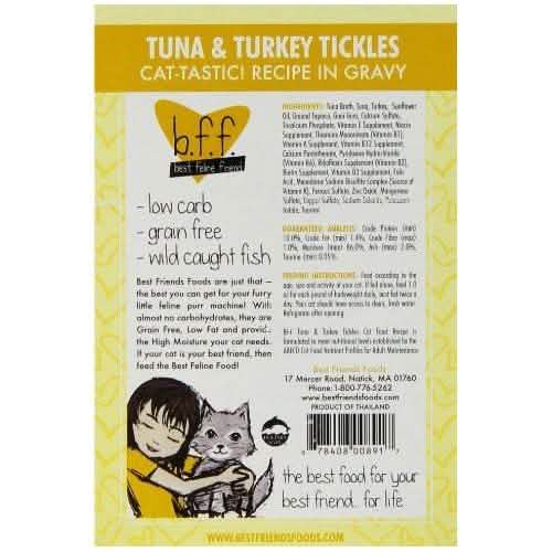 Weruva CP BFF OMG! Tickles Tuna/Turkey in Gravy 3oz