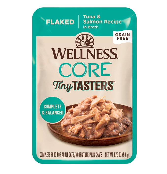 Wellness Core Tiny Tasters Flaked Tuna Salmon