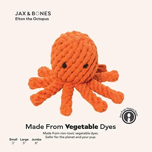 Jax & Bones Octopus 3" Rope Toy S