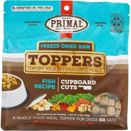 Primal Canine Freeze Dried Raw Toppers Fish