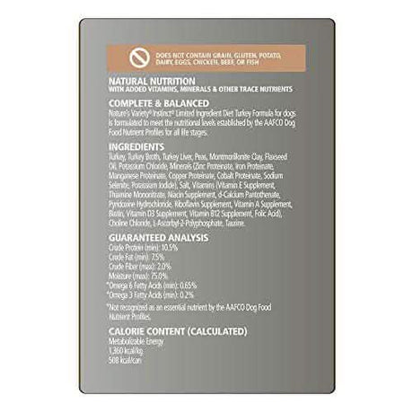 Instinct Pet Food Real Turkey Recipe Wet Dog Food, 13.2oz Size