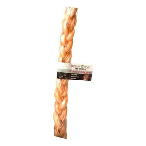 Nature's Own Best Buy Bones Braided Bully Stick 12 for Dogs - BullyStick Flavor