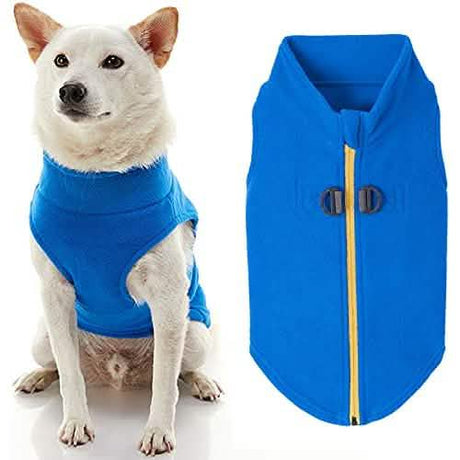 Gooby Zip Up Fleece Blue M