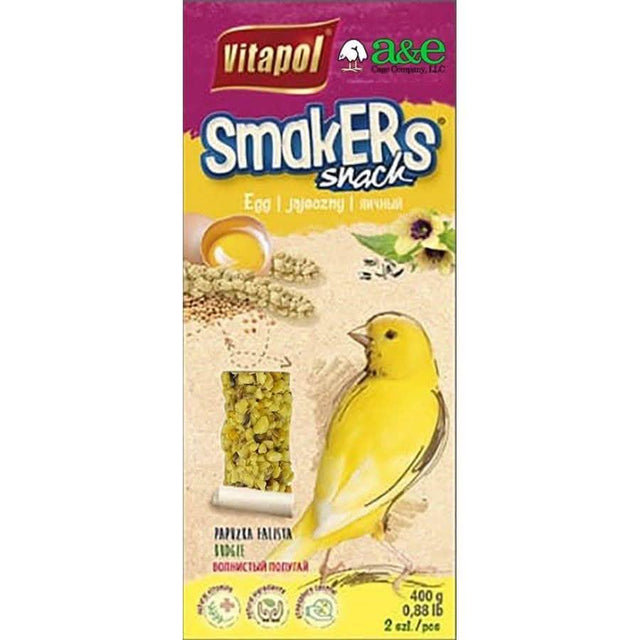 Vitapol Smakers Egg Flavor Treat Stick for Canaries, 1 Pack