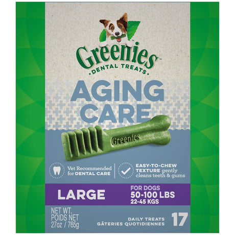 Greenies Dog Aging Care Large 27oz, Pack of 17