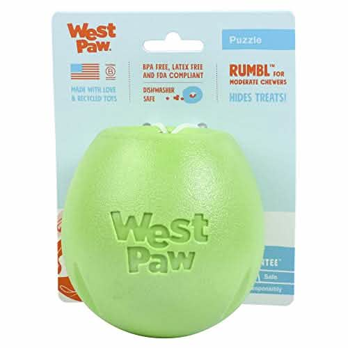 West Paw Rumbl Green Large - Premium Dog Toy